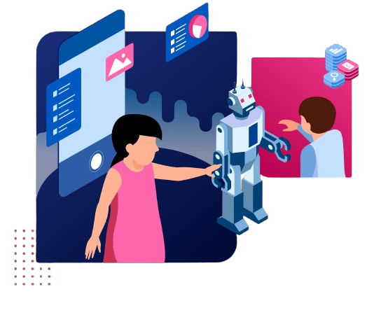 Students learning online